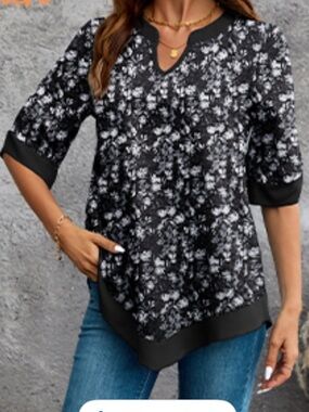 🌟🌟Floral Tunic Top